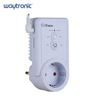 GSM Смарт Мощность розетка сотового телефона Английский Русский SMS дистанционного Управление синхронизации Переключатель Регулятор температуры с Сенсор - изображение