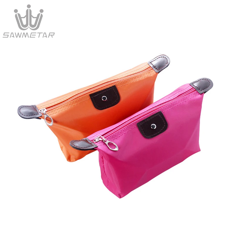 Billig 10 farben in 1 Set Frauen Reisen Kosmetik Tasche Bad Veranstalter Make Up Taschen Handtasche Tragbare Fällen Weibliche Mäppchen Lagerung tasche