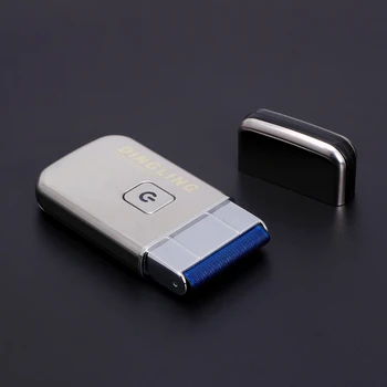 

Mini USB Rechargeable Reciprocating Blade Electric Razor Shaver KM-5088 for Men