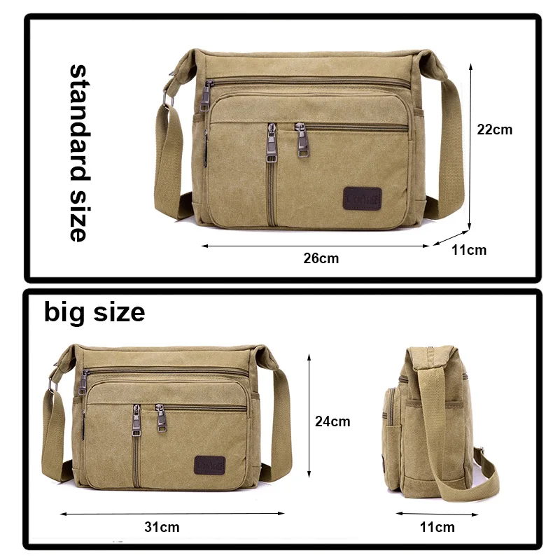 2019 عالية السعة حقيبة أوراق قماشيّة للرجال متعددة الوظائف الرجال المدرسة Crossbody أكياس الفتيان أكثر الداخلية أكياس الكتف