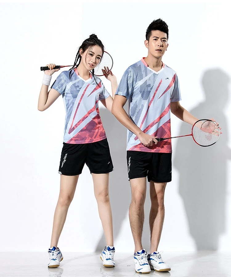 Теннисная Мужская/женская рубашка, мужская спортивная футболка из полиэстера, Мужская теннисная футболка, комплекты для бадминтона, tischtennis, настольная одежда