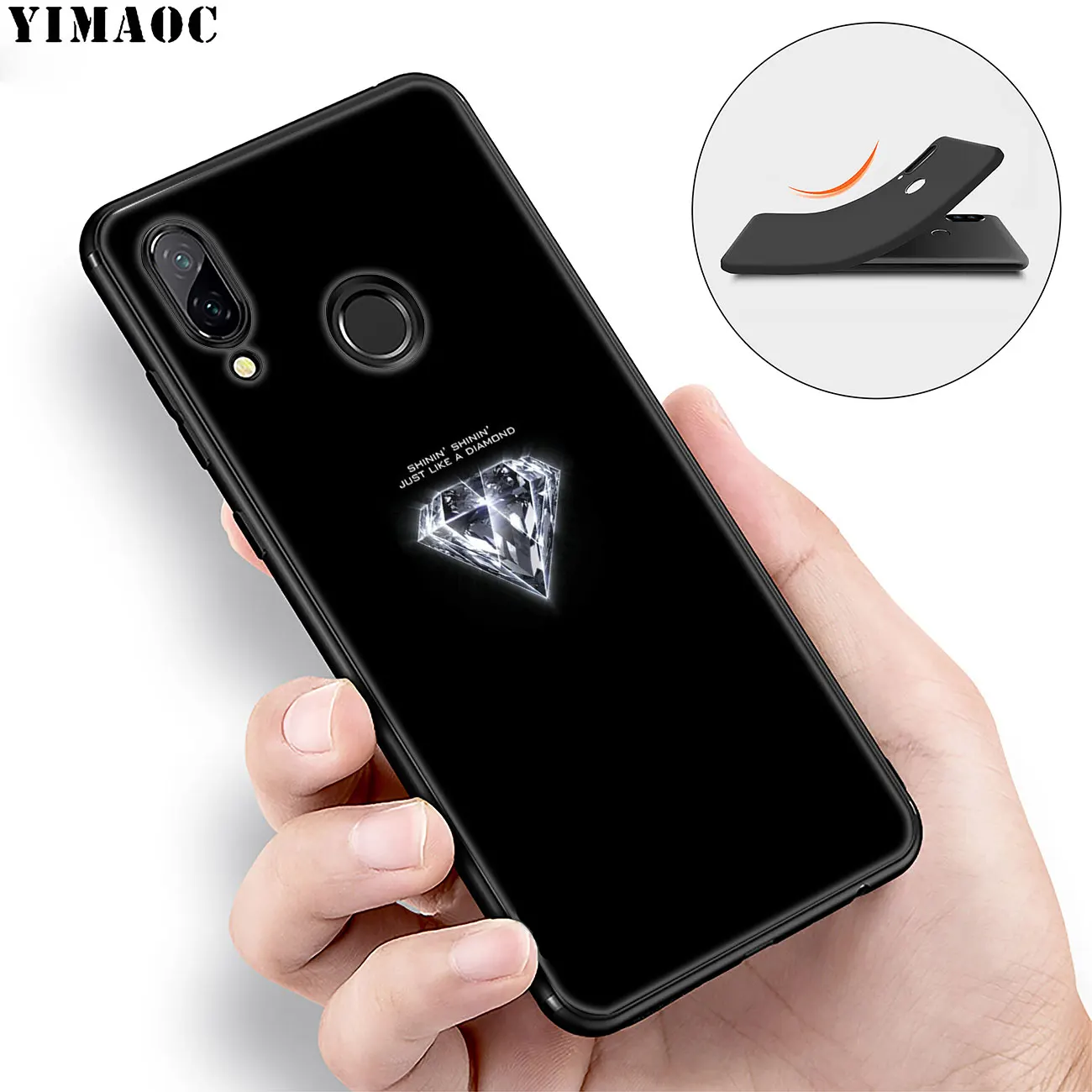 Мягкий силиконовый чехол YIMAOC EXO 5 для Huawei Honor 20 Pro 8C 8X 8 9 9X 10 Lite 7X 7A Pro|Бамперы| |