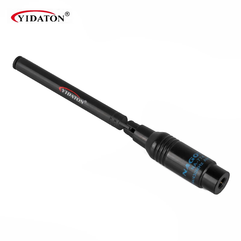 

For Nagoya NA-774 SMA-M Male For BF-UV3R TH-UV3R TH-UVF9 LT6100plus Radio Aerial Telescopic Folding Dual Band 144/430MHz Antenna