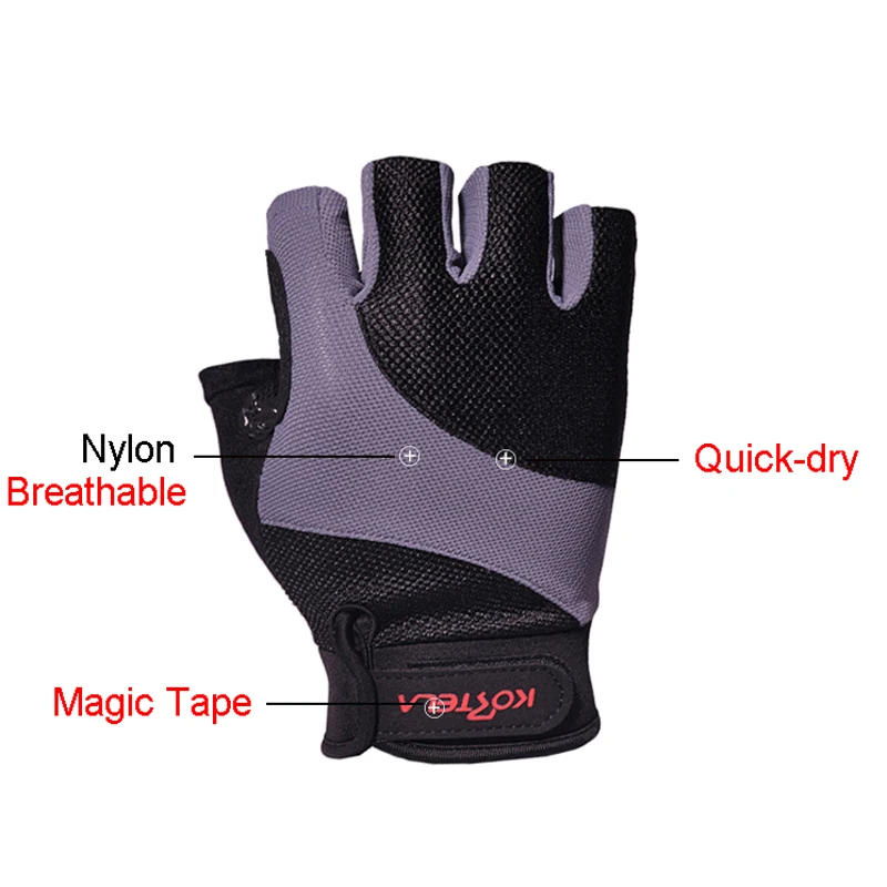 KORTELA Body Building Fitness Gloves Half Finger women men Weightlifting Gym Training indoor Bike Cycling Gloves equipment 2019