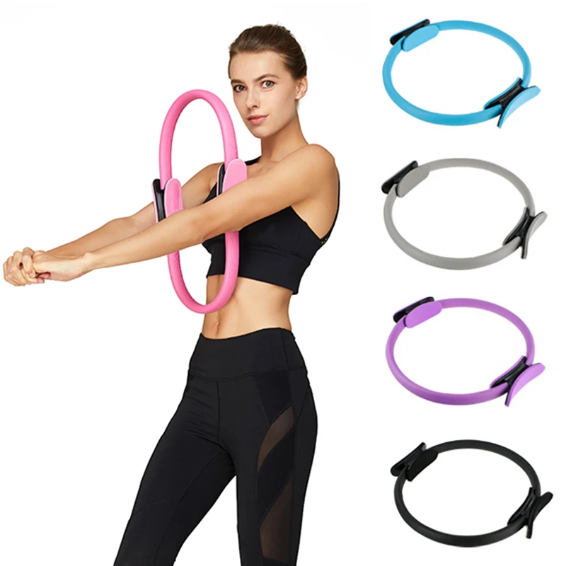

Non-slip Magic Yoga Circle Pilates Dual Grip Slimming Body Building Home Muscle Training Exercise Toning Gmy Sports Fitness