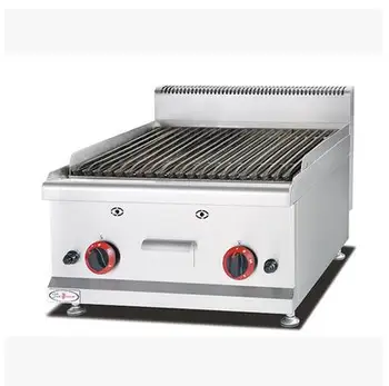 

Free shipping Gas Lava Rock Grill safety device Gas Popular Commercial Grill With Lava Rock lava rock barbecue grill machine