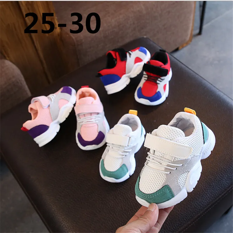 

Outdoor soft bottom breathable spring and autumn boys casual fashion girls mesh wild children's shoes
