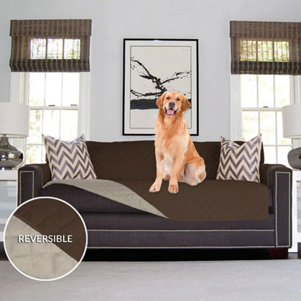 

1PC Double Side Sofa Cushion Pets Dog Cat Sofa Covers Waterproof Removable Couch Recliner Slipcovers Home Furniture Protector B4
