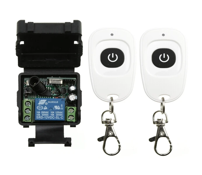 

2015 HOT sale DC 12 v 1CH mini wireless remote control switch custom 315MHZ/433MHZ
