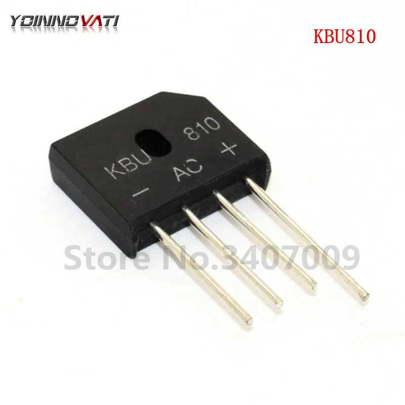 10 шт./лот KBU810 KBU-810 8A 1000 V молния диодный мост выпрямителя Новый и оригинальный IC |