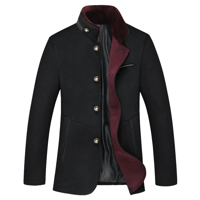 Buy Mens Winter Fashion Warm Business Jacket Gentlemen