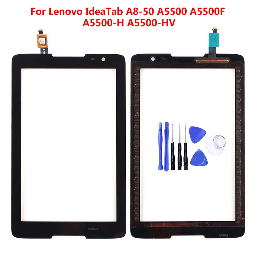 Для Lenovo IdeaTab A8-50 A5500 A5500F сенсорный экран стекло дигитайзер Ремонт Замена |