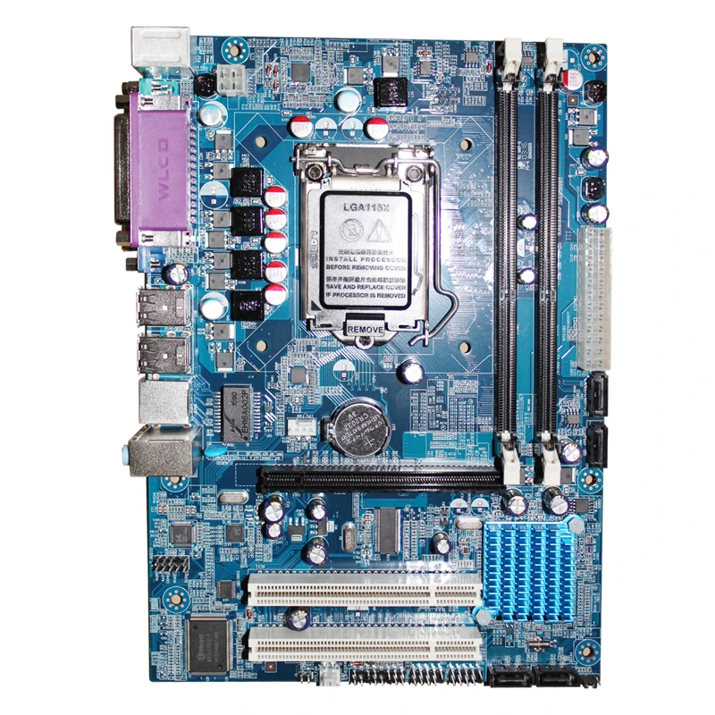 

100% new motherboard H55 DDR3 LGA 1156 for i3 530 i5 650 i7 870 CPU integrated Desktop motherboard Free shipping