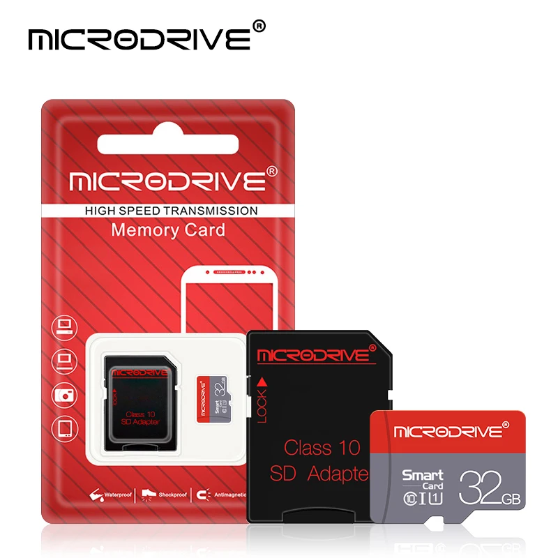 С адаптером Micro sd карта высокая скорость 8G 16G 32G класс 10/SDHC карта памяти sd 128G 64G C10/SDXC TF/Micro карта cartao de memoria