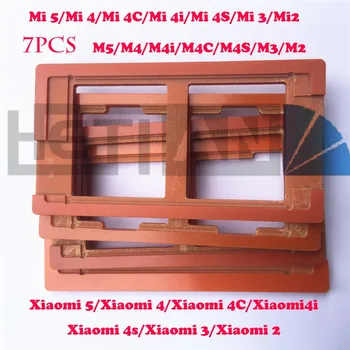 

7pcs Glue Mould LCD screen glass Mold Holder for Xiaomi 5 4 4A 4C 4S 3 2 Mi4 Mi5 mi3 mi2 m5 m4 m3 m2 m4s m4c m4i oca molds