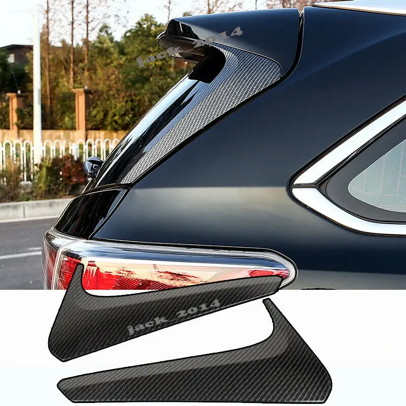

Carbon fiber Rear Tail Frame Cover Trim Strip For Toyota Highlander 2015 2016 2017 2018