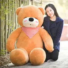 Чучело 47 дюймов светло-коричневый спящий плюшевый медведь плюшевая игрушка мягкая кукла подушка подарок w1683