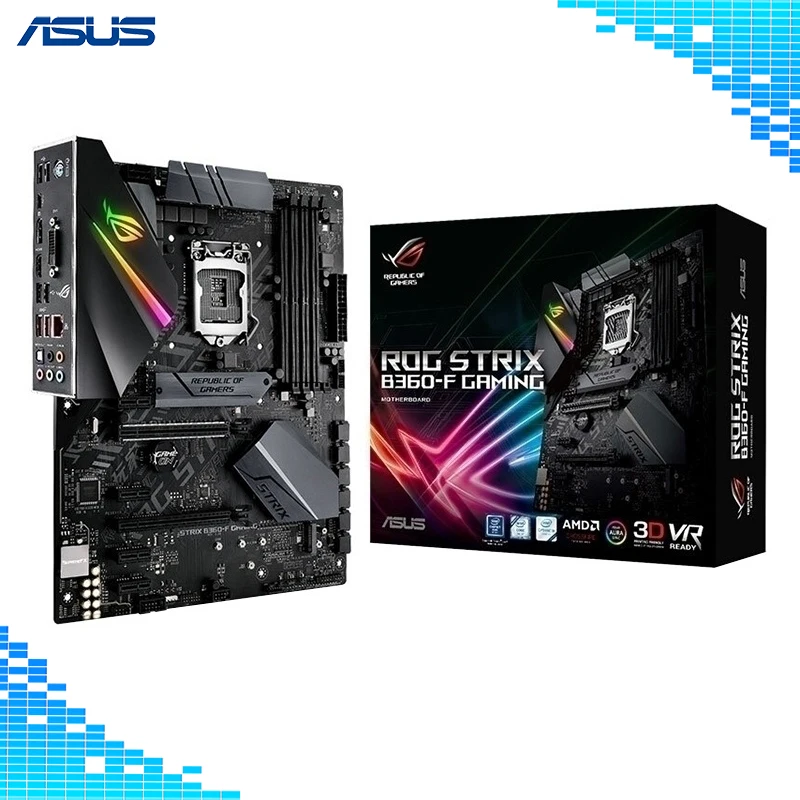 Asus ROG STRIX B360-F GAMING Desktop Motherboard Intel B360 Chipset Socket LGA 1151 Asus ROG STRIX B360-F GAMING Desktop Motherboard Intel B360 Chipset Socket LGA 1151