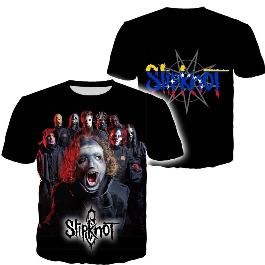 

New arrive popular Slipknot band men women 3D print harajuku style t shirt /hoodies/ sweatshirts/vest/ summer tops