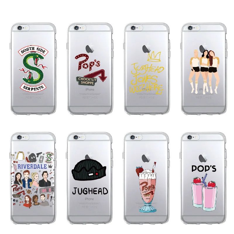For iPhone 12 Mini 11 Pro 7 7Plus 6 6S 8 8Plus X XS Max TV Riverdale Jughead Jones Southside Serpents Soft TPU Phone Case Cover | Мобильные