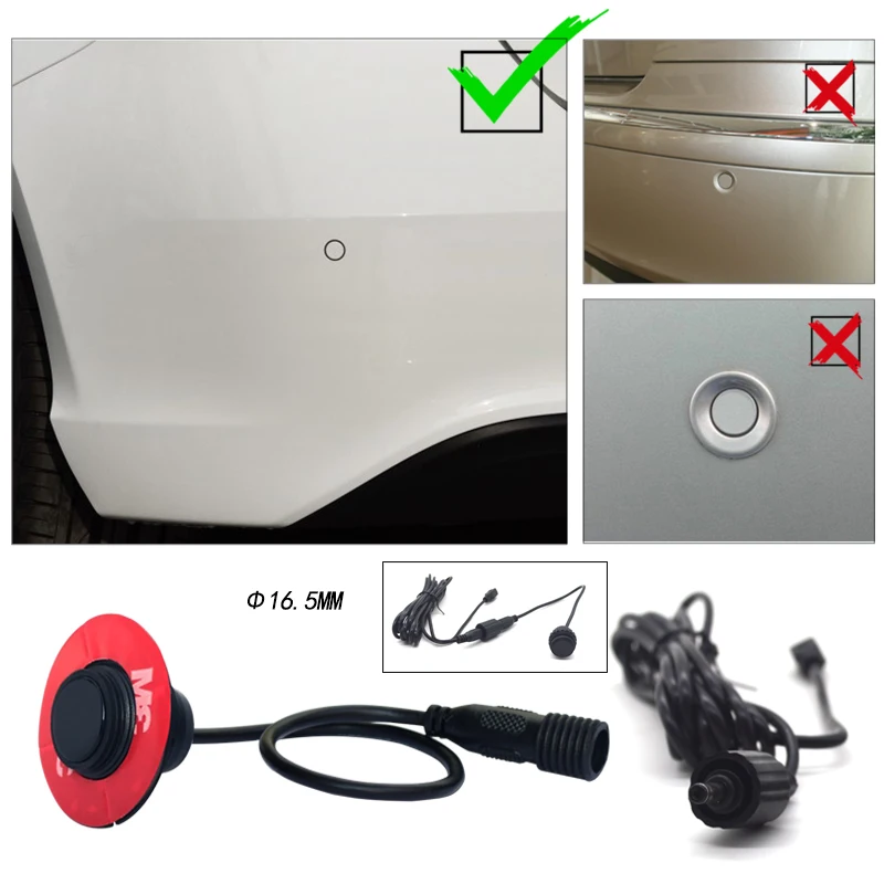 Parking sensors 8/sensors NY8080 electronics cars parking assistance reversing radar car detector parking assistance parking