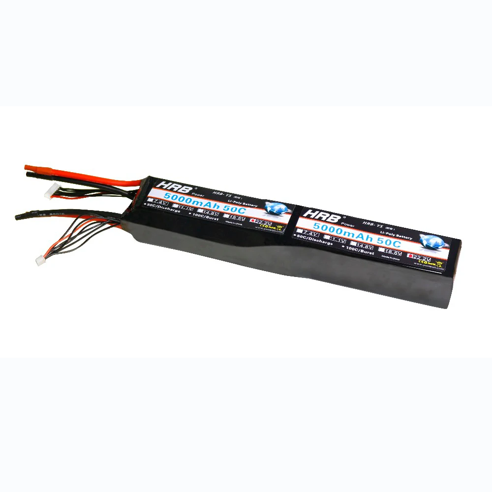 HRB 12 S Lipo батарея 44,4 V 5000 mAh 50C XT150 XT60 Deans пакет для Goblin 700 RC вертолет с жестким крылом Квадрокоптер для e-велосипеда частей