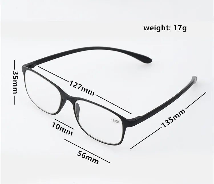 Мода TR90 женщин Очки Для Чтения Мужчины Ультра-легкий Материал Очки Для Чтения Женщины Очки очки 1.5 2.0 2.5 3.0 3.5 4.0