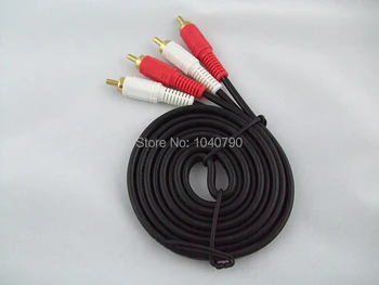

Audio line RCA audio cables Red and white lotus yarn Signal lines for Audio and video signal transmission 3M 9.6ft