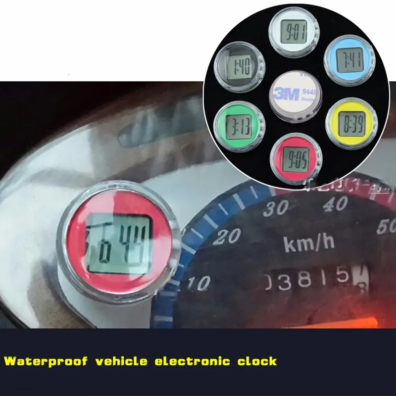 Alconstar-мини прецизионные мотоциклетные часы водонепроницаемые палка-на кронштейн для мотоцикла часы мото цифровые часы с секундомером