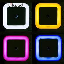 Litwod Z10 LED Bedroom night light baby lights kids beside wall lamp Romantic for children with motion auto Sensor home lights