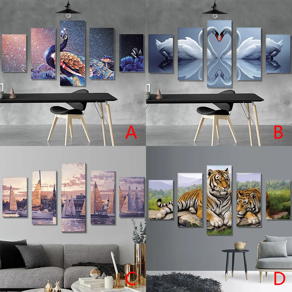 

2018 New Fashion Full Drill DIY 5D Diamond Painting Embroidery Cross Crafts Stitch Kit Home Decor