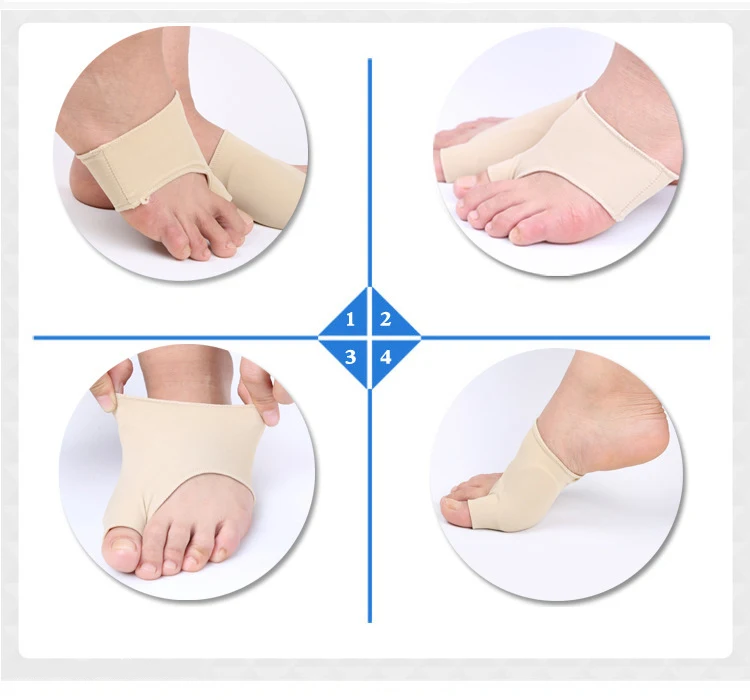 

4Pcs Toe Separator Soft Bunion Splint Correction Corrector Medical Device Hallux Valgus Foot Care Tool Braces to Correct Z27202
