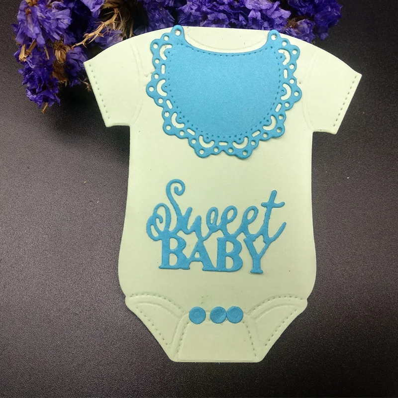 

Cutting Dies New 2019 Baby Onesie Dress Scrapbooking Metal Dies Stamps Stencil Embossing Die Cuts Paper Photo Album Card Making