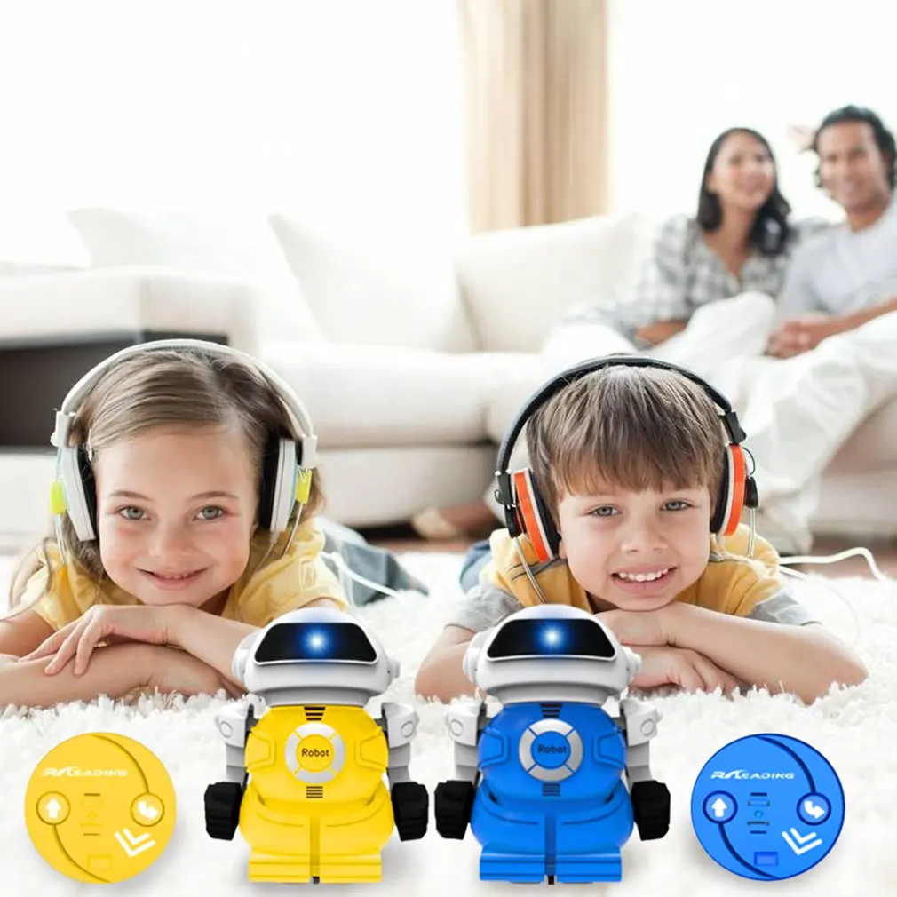 

Children'S Remote Control Robot - Infrared Remote Control Cans Robot Led Light Singing Dancing Children'S Entertainment
