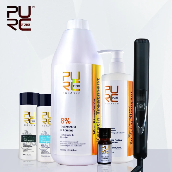 

Hair keratin and hair shampoo get christmas gifts flat iron and argan oil daily shampoo and hair conditioner free shipping