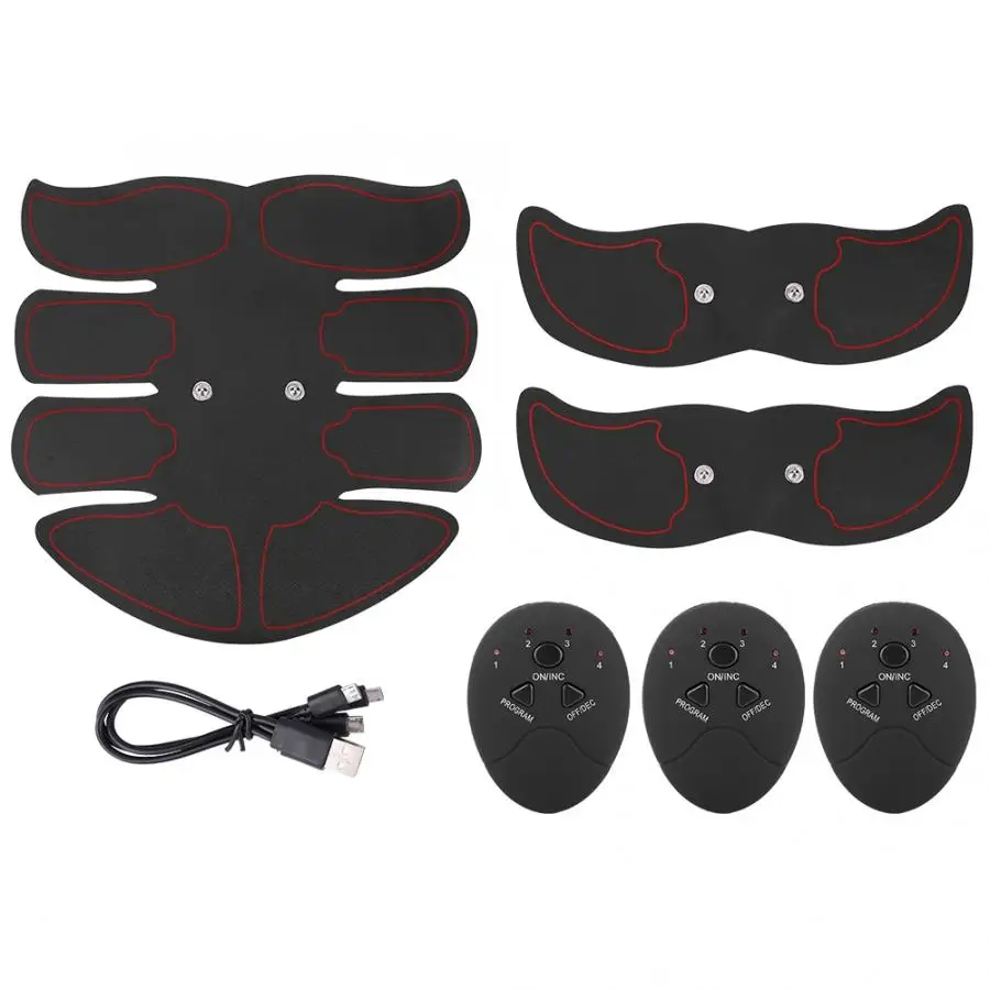 

Smart EMS Stimulator Training Fitness Gear Muscle Abdominal Exerciser Toning Belt Abs Fit Muscles Intensive Arm Leg Training