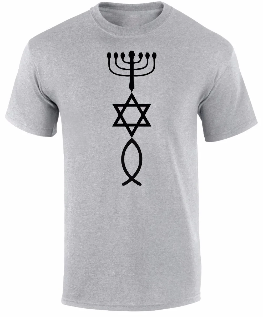 

Hanukkah Lamp Star of David Early Christian Fish Sign Religious iMens Tee Mens T-Shirt Gift More Size and Colors-A917