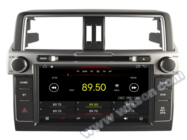 Top WITSON Android 9.1 CAR AUDIO SYSTEM For TOYOTA PRADO 2014 CAR GPS NAVIGATION WITH GPS MIRROR LINK/ 4G/DVR/DAB/OBD/TPMS SUPPORT 2