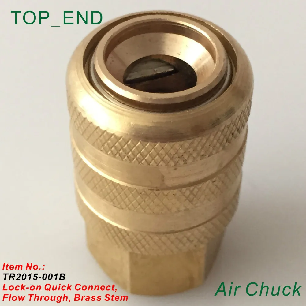 Open End (Flow Through),Original Brass,Air Chuck,Lock On Quick Connect
