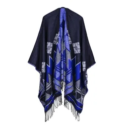 2017 winter poncho cashmere imitation women scarf Overwear Coat Oversized Knitted thick caps Tassel warmer pashmina shawls 2017 winter poncho cashmere imitation women scarf Overwear Coat Oversized Knitted thick caps Tassel warmer pashmina shawls