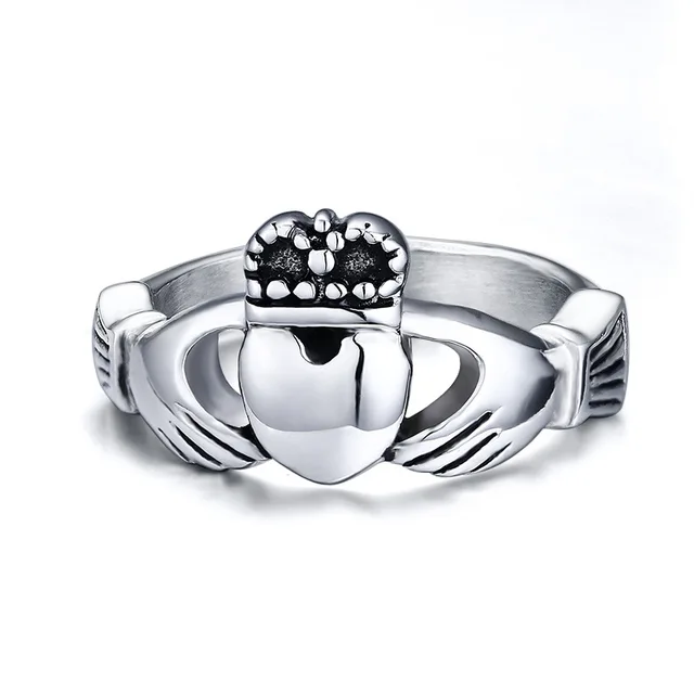 Women S Anium Steel Claddagh Ring Traditional Irish Wedding Women S Anium Steel Claddagh Ring Traditional Irish Wedding Symbol Of Love Give My Heart