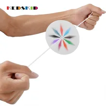 3 карточка для рисования наклейки Монтессори красочный Классический игрушка раннего образования детская игрушка спиннинг Топ