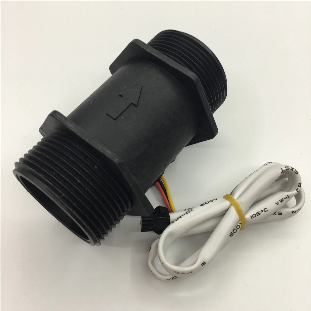 

1.5" DN40 2~200L/min water Plastic Hall Turbine flow sensor industry meter