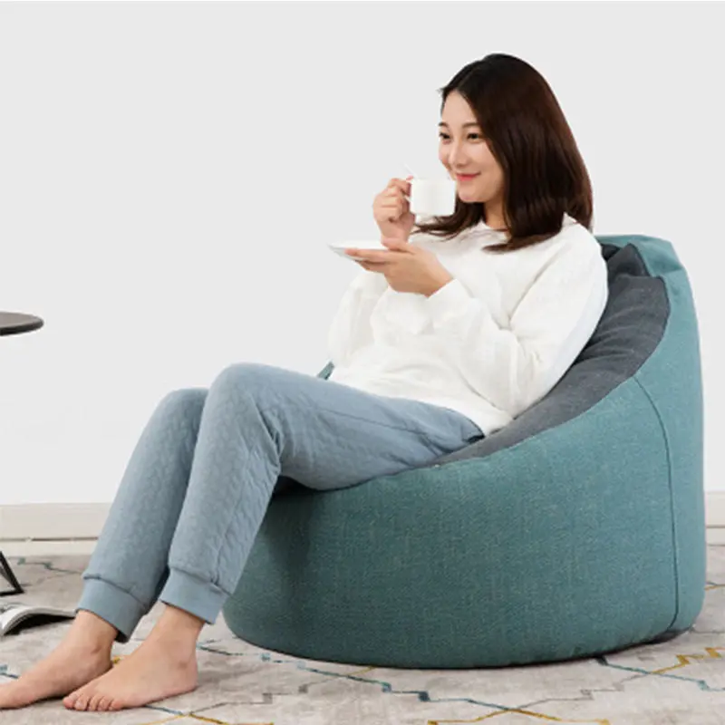 

Lazy Sofa Cover High Quality Cotton Solid Color Bedroom Nordic Modern Simple Leisure Reading Chair High Quality
