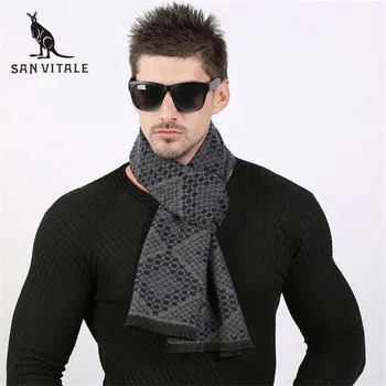 

Scarves Men Winter Warm Scarf Palestine Cape Fashionable Long Acrylic Plaid Plaid Twill Scarfs High Quality Designer Casual