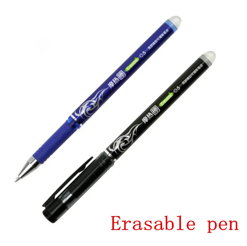 1 шт. канцелярские принадлежности 2518 унисекс ручка стираемая ручка унисекс 0,5 гелевая ручка 2 цвета на выбор для обучения