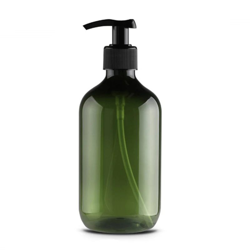 Large Capacity Shampoo Shower Gel Empty Bottle Skin Care Products Bottle Plastic Round Refillable