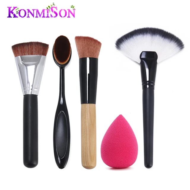 Abody Oval Makeup Brush Professional Foundation Cream Loose Powder