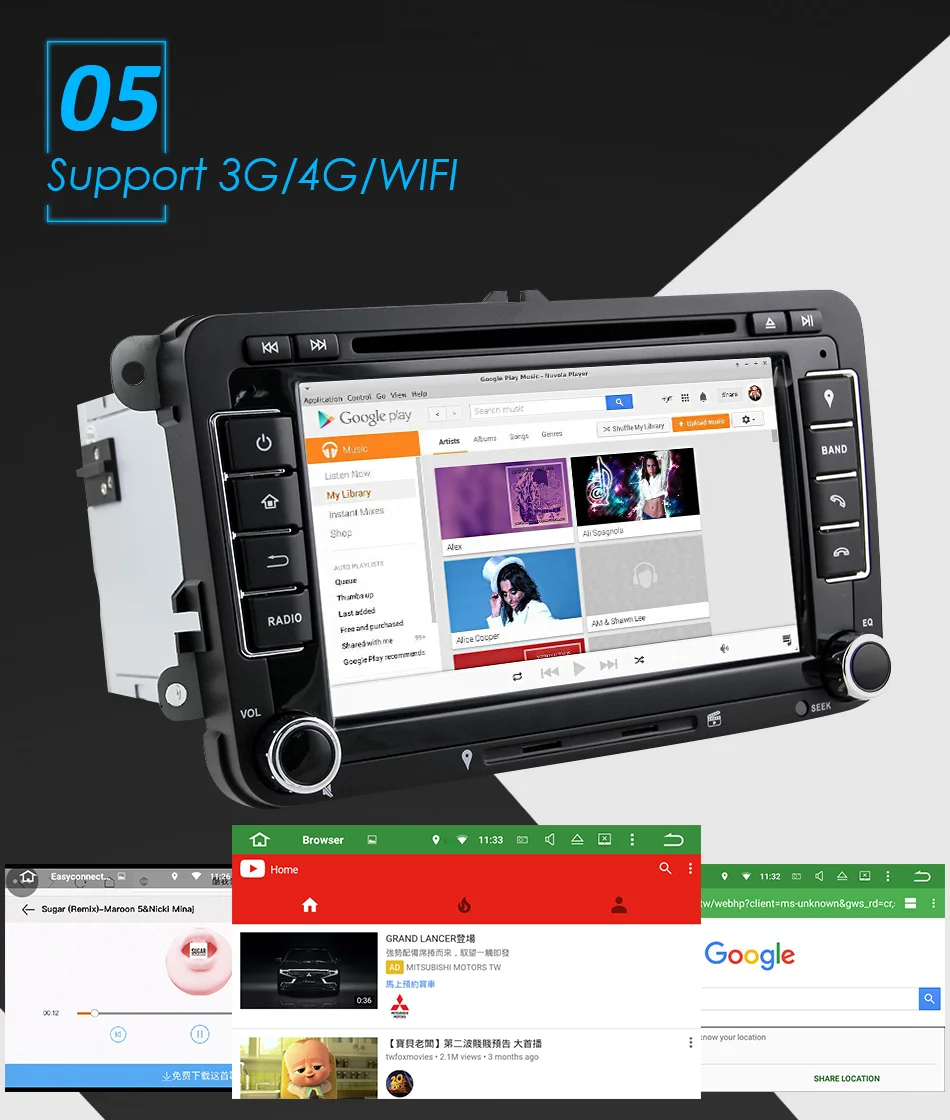 Eunavi tda7851 Android 9 dvd-плеер автомобиля аудио радио gps навигация для VW GOLF 6 Polo Bora JETTA B6 PASSAT Tiguan SKODA OCTAVIA