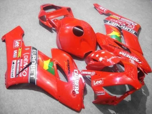 Для w1 CBR1000RR 2004 2005 обтекатель на заказ Красный кузов CBR 1000RR 04 05 комплект | Автомобили